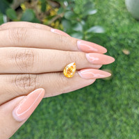 2.57 Ct. Yellow Sapphire from Ceylon (Sri Lanka) Life Style