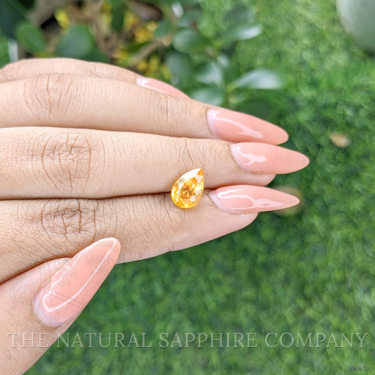 2.57 Ct. Yellow Sapphire from Ceylon (Sri Lanka)