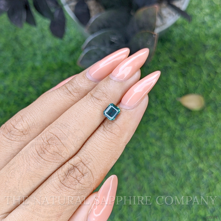 1.54 Ct. Greenish Blue Sapphire from Madagascar