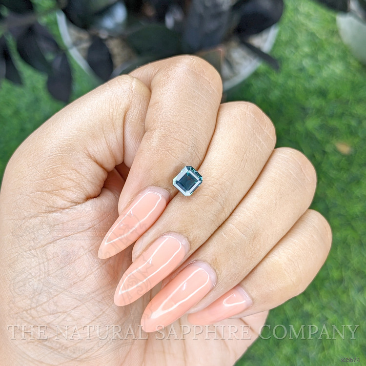 1.54 Ct. Greenish Blue Sapphire from Madagascar