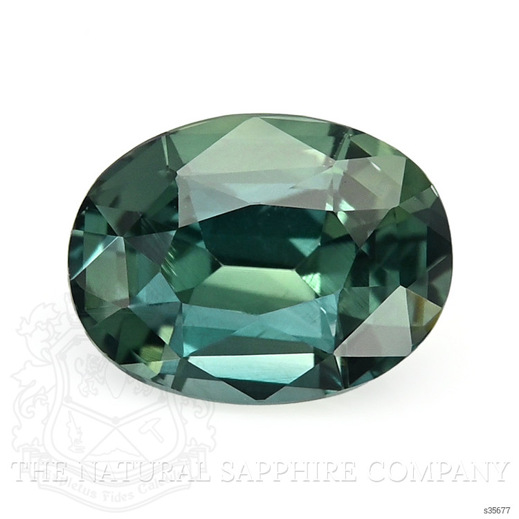 2.52 Ct. Bluish Green Sapphire from Madagascar