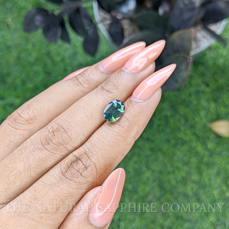 2.52 Ct. Bluish Green Sapphire from Madagascar