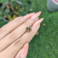 2.67 Ct. Bi Color Sapphire from Madagascar Life Style