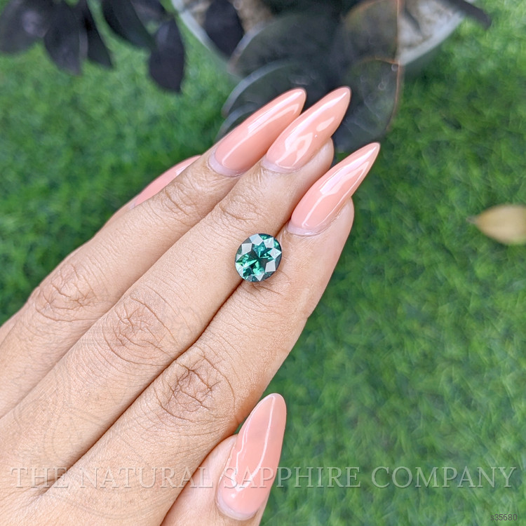 3.01 Ct. Greenish Blue Sapphire from Madagascar