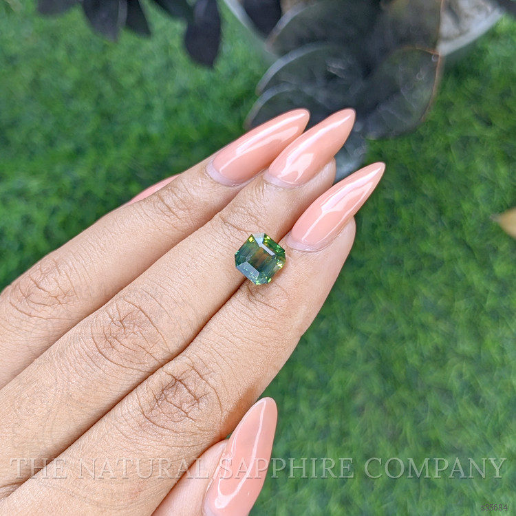 3.50 Ct. Yellowish Green Sapphire from Madagascar