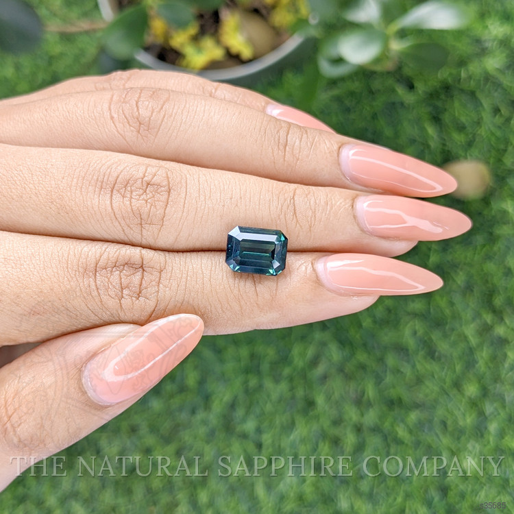 5.05 Ct. Bluish Green Sapphire from Madagascar