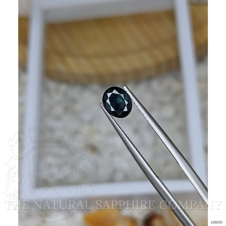 1.10 Ct. Greenish Blue Sapphire from Madagascar