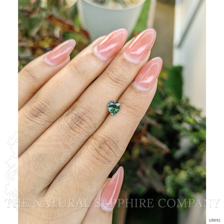 0.86 Ct. Green Sapphire from Madagascar