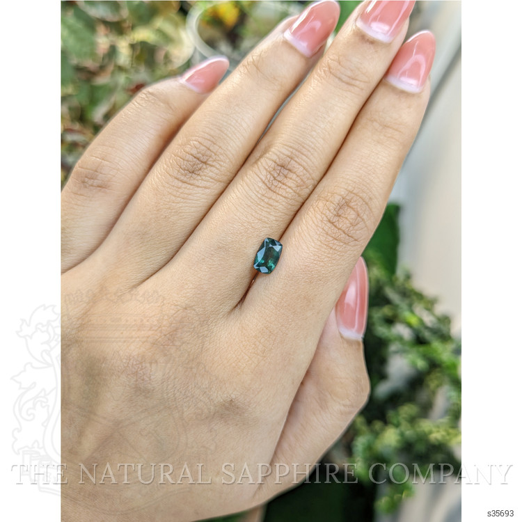 1.15 Ct. Greenish Blue Sapphire from Madagascar