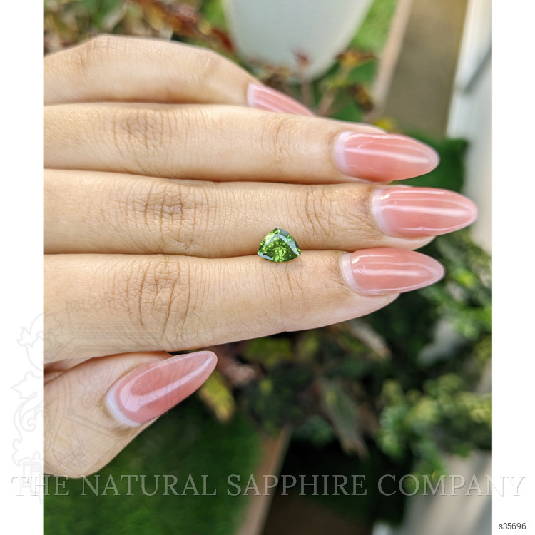 1.24 Ct. Yellowish Green Sapphire from Madagascar