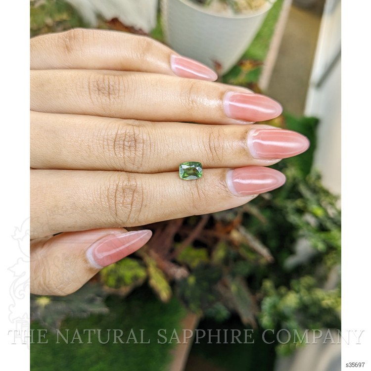 1.44 Ct. Yellowish Green Sapphire from Madagascar