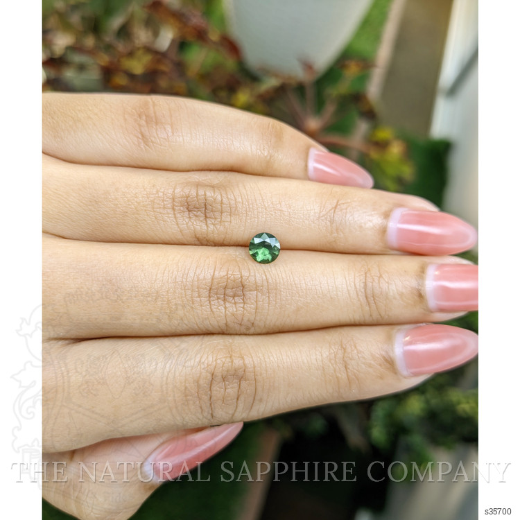 0.67 Ct. Green Sapphire from Madagascar