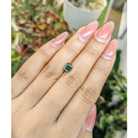 1.44 Ct. Green Sapphire from Madagascar Life Style