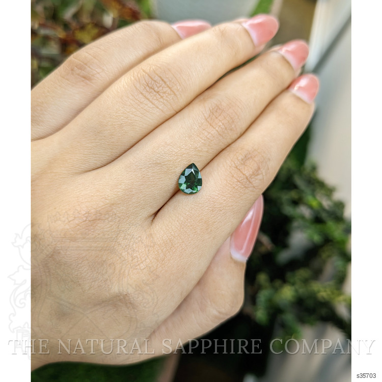 1.39 Ct. Green Sapphire from Madagascar