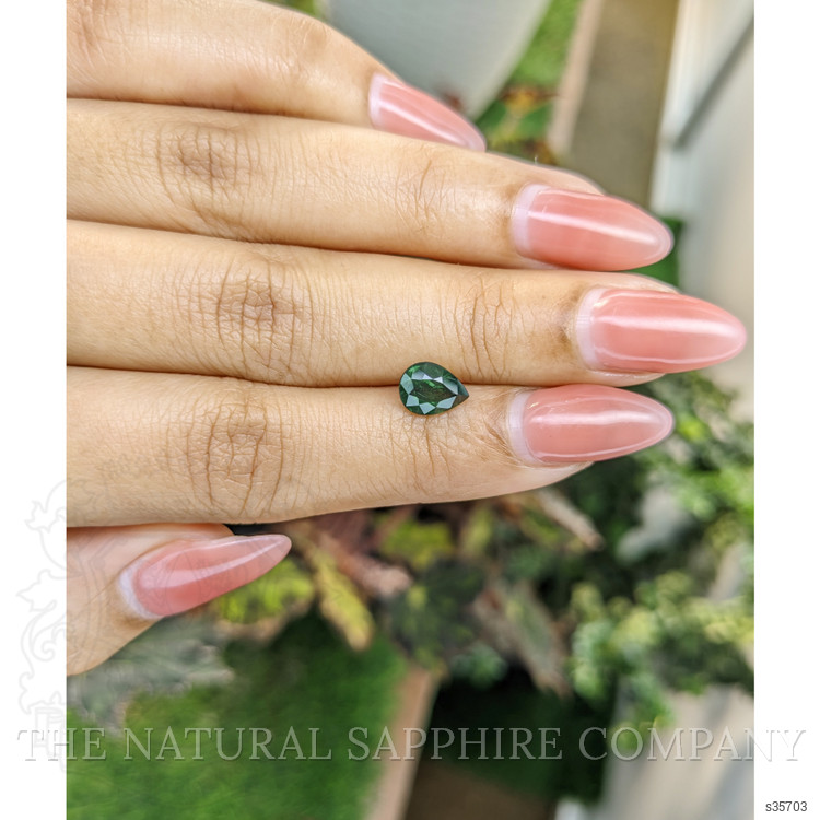 1.39 Ct. Green Sapphire from Madagascar