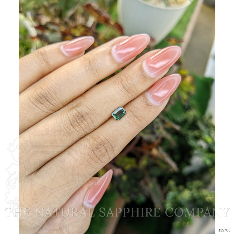 0.77 Ct. Green Sapphire from Madagascar
