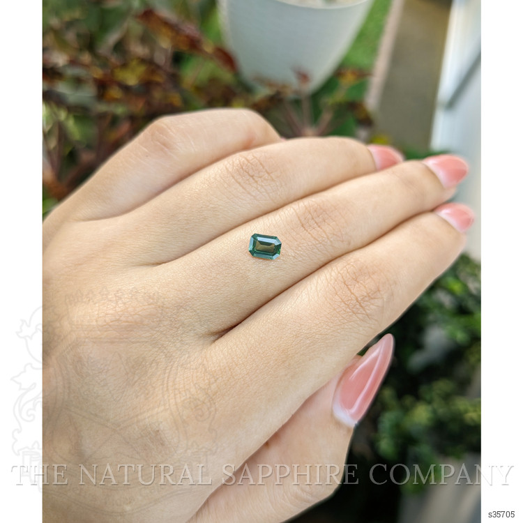 0.77 Ct. Green Sapphire from Madagascar