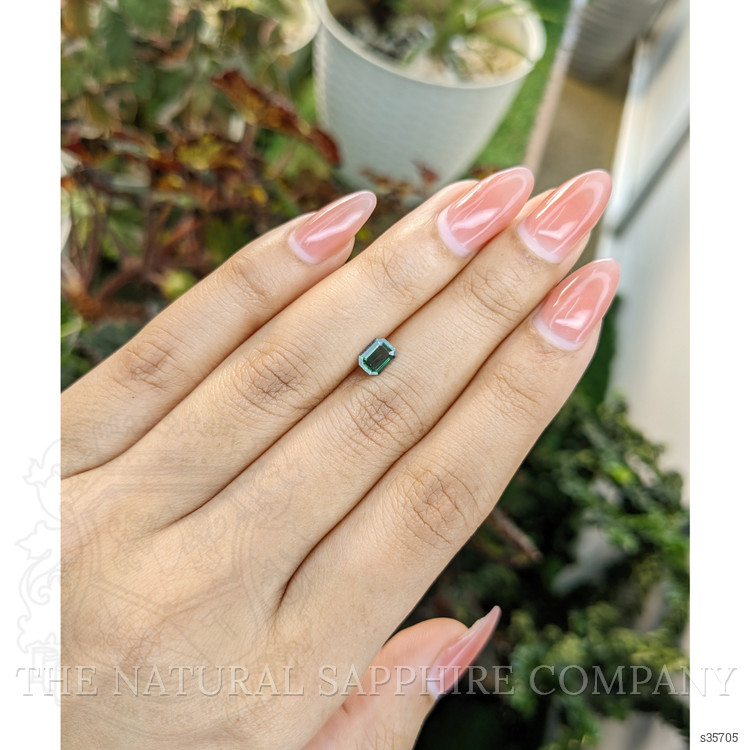 0.77 Ct. Green Sapphire from Madagascar