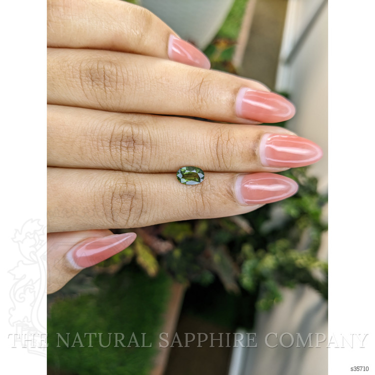 1.08 Ct. Yellowish Green Sapphire from Madagascar