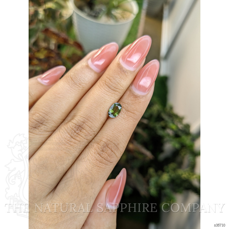 1.08 Ct. Yellowish Green Sapphire from Madagascar