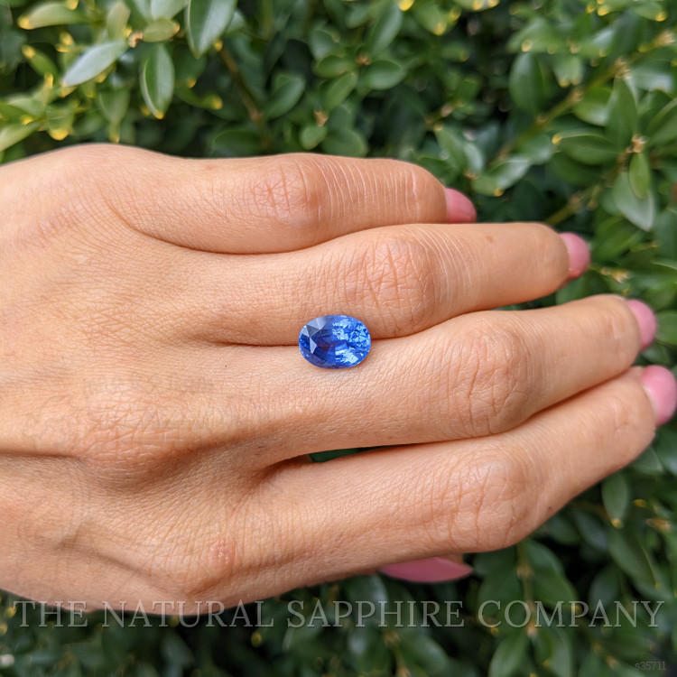 3.54 Ct. Blue Sapphire from Ceylon (Sri Lanka)