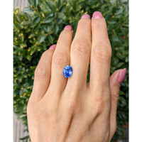 3.54 Ct. Blue Sapphire from Ceylon (Sri Lanka) Life Style