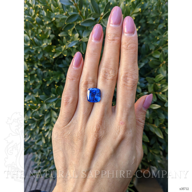 9.08 Ct. Blue Sapphire from Ceylon (Sri Lanka)