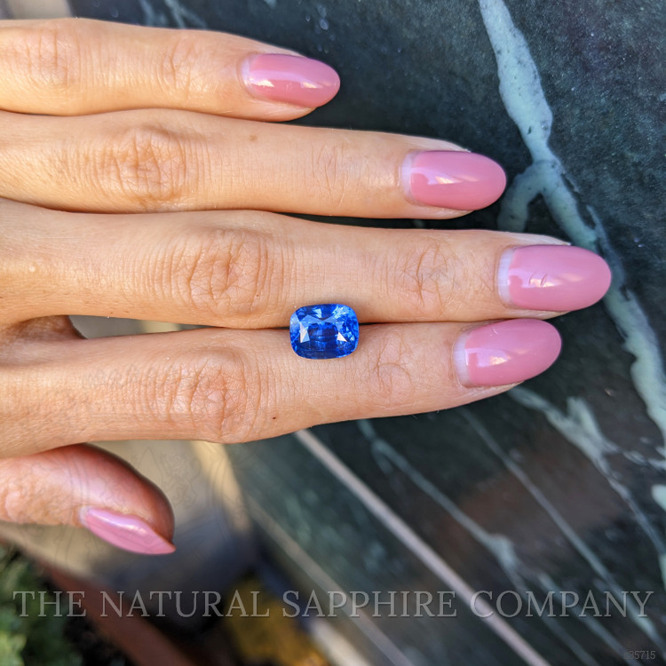5.14 Ct. Blue Sapphire from Ceylon (Sri Lanka)