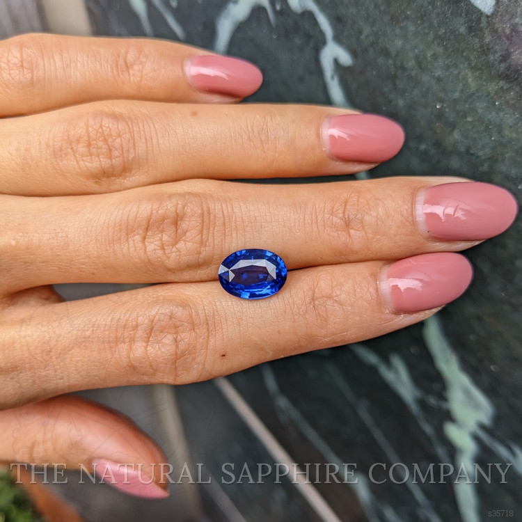 4.02 Ct. Blue Sapphire from Ceylon (Sri Lanka)
