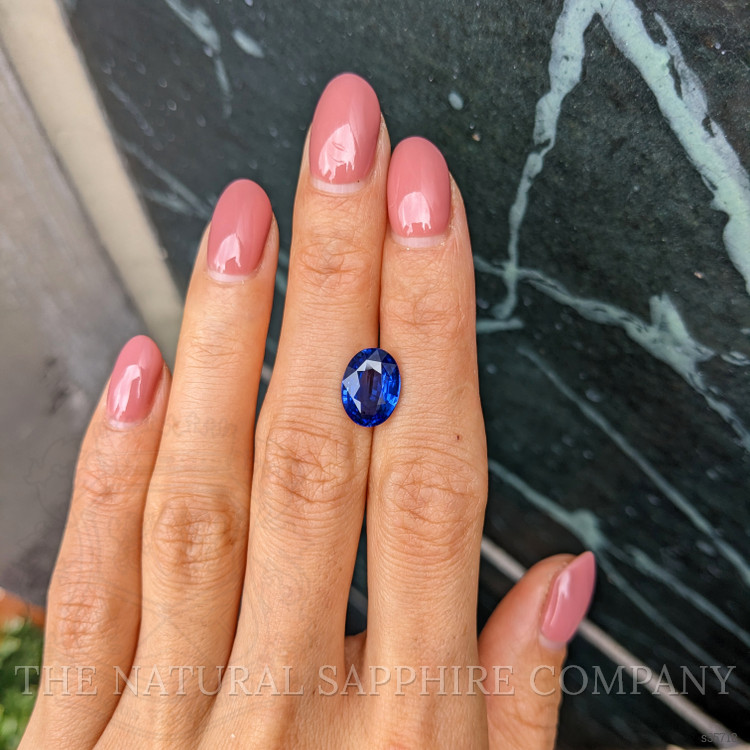 4.02 Ct. Blue Sapphire from Ceylon (Sri Lanka)