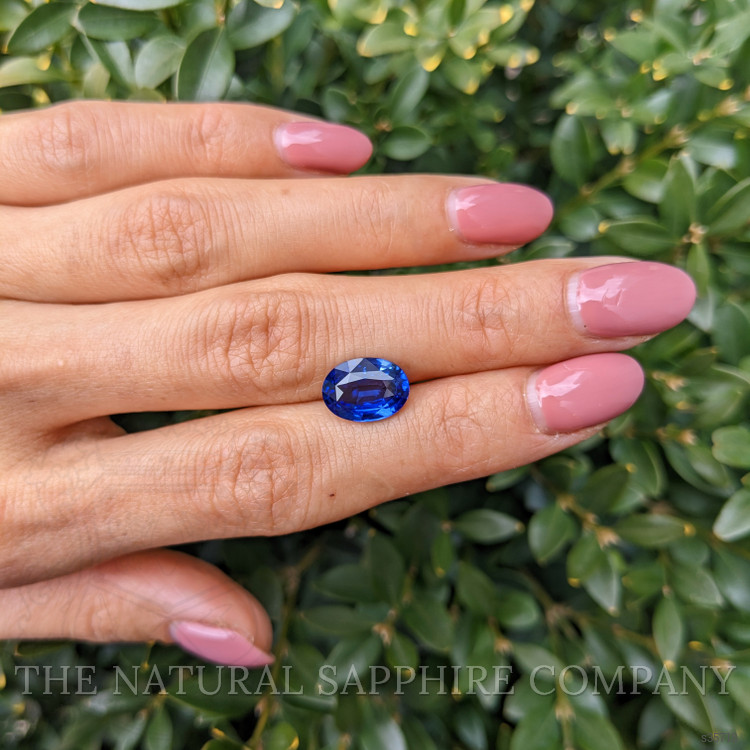 4.02 Ct. Blue Sapphire from Ceylon (Sri Lanka)