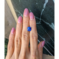 3.70 Ct. Blue Sapphire from Ceylon (Sri Lanka) Life Style