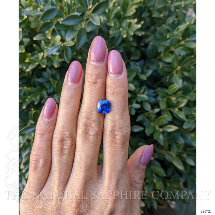 3.70 Ct. Blue Sapphire from Ceylon (Sri Lanka)