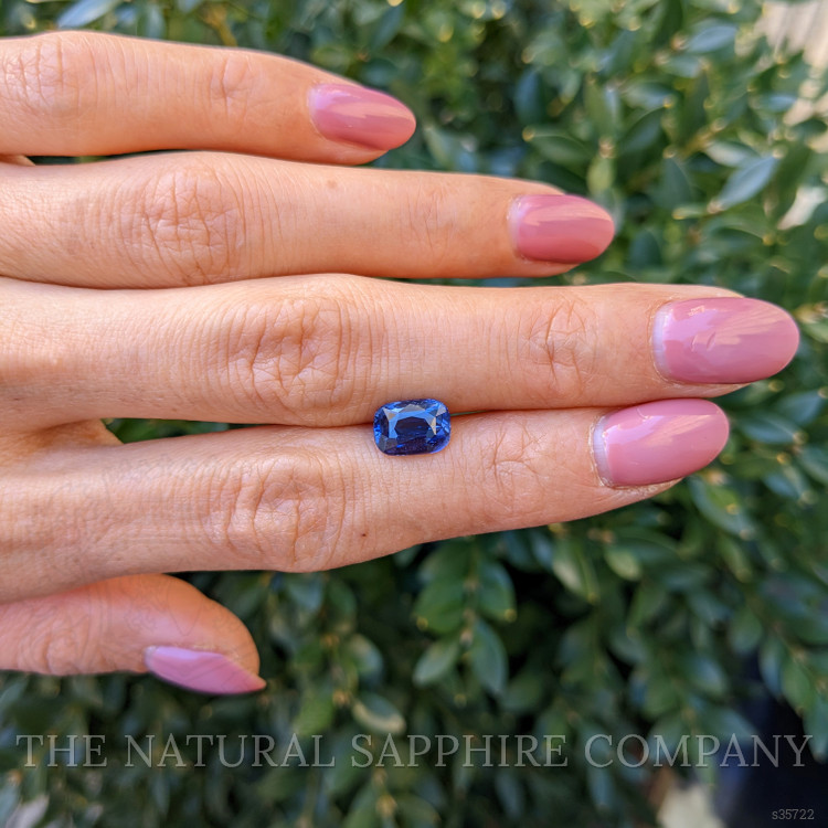 2.55 Ct. Blue Sapphire from Ceylon (Sri Lanka)