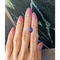 2.55 Ct. Blue Sapphire from Ceylon (Sri Lanka) Life Style