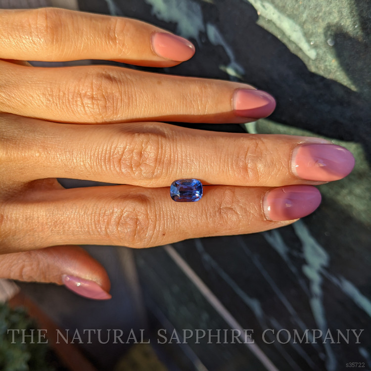 2.55 Ct. Blue Sapphire from Ceylon (Sri Lanka)