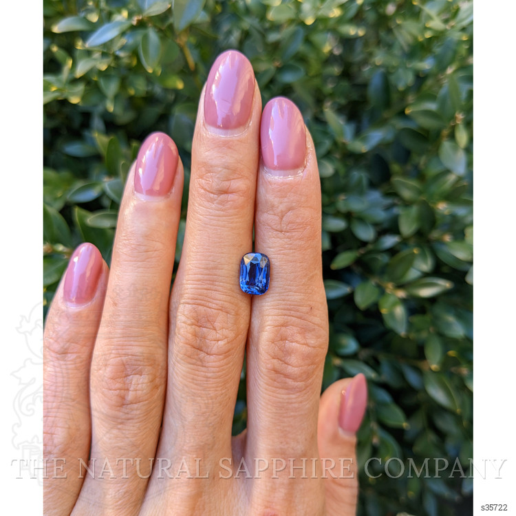 2.55 Ct. Blue Sapphire from Ceylon (Sri Lanka)