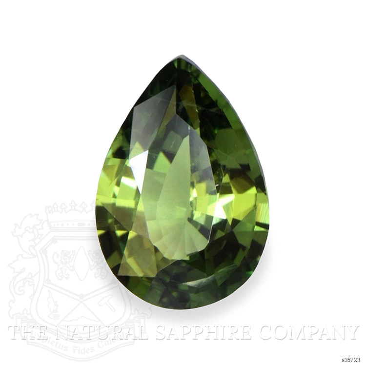 0.95 Ct. Yellowish Green Sapphire from Madagascar