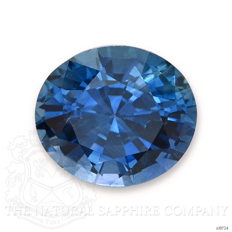2.96 Ct. Greenish Blue Sapphire from Ceylon (Sri Lanka)