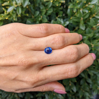 2.03 Ct. Blue Sapphire from Ceylon (Sri Lanka) Life Style