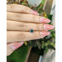 0.97 Ct. Green Sapphire from Madagascar Life Style