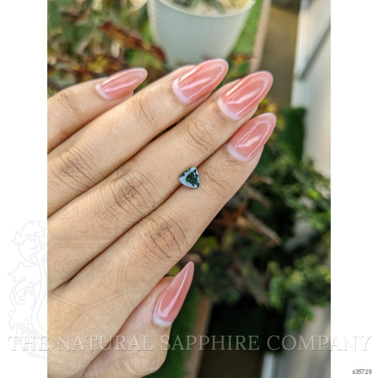0.97 Ct. Green Sapphire from Madagascar