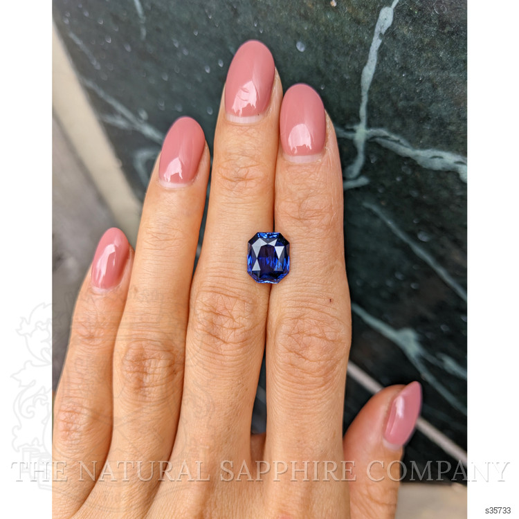 4.21 Ct. Blue Sapphire from Ceylon (Sri Lanka)