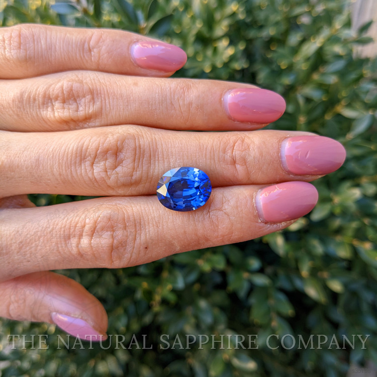 6.97 Ct. Blue Sapphire from Ceylon (Sri Lanka)