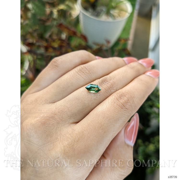1.11 Ct. Yellowish Green Sapphire from Madagascar