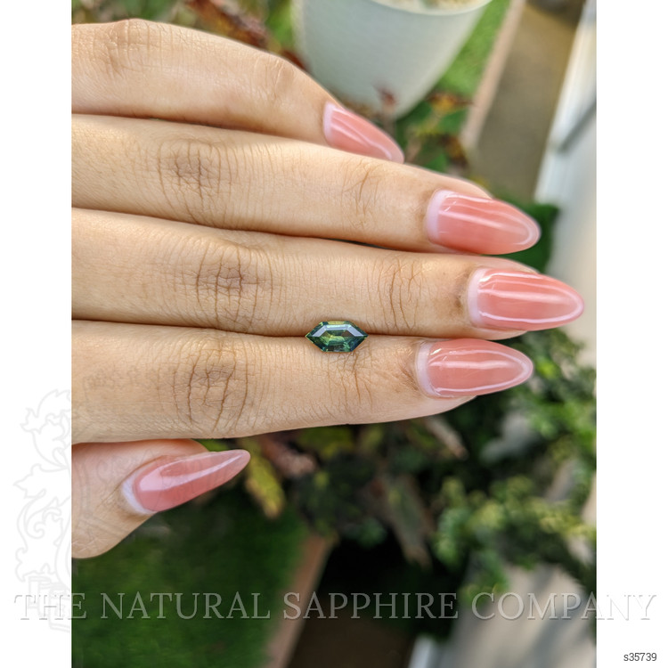1.11 Ct. Yellowish Green Sapphire from Madagascar