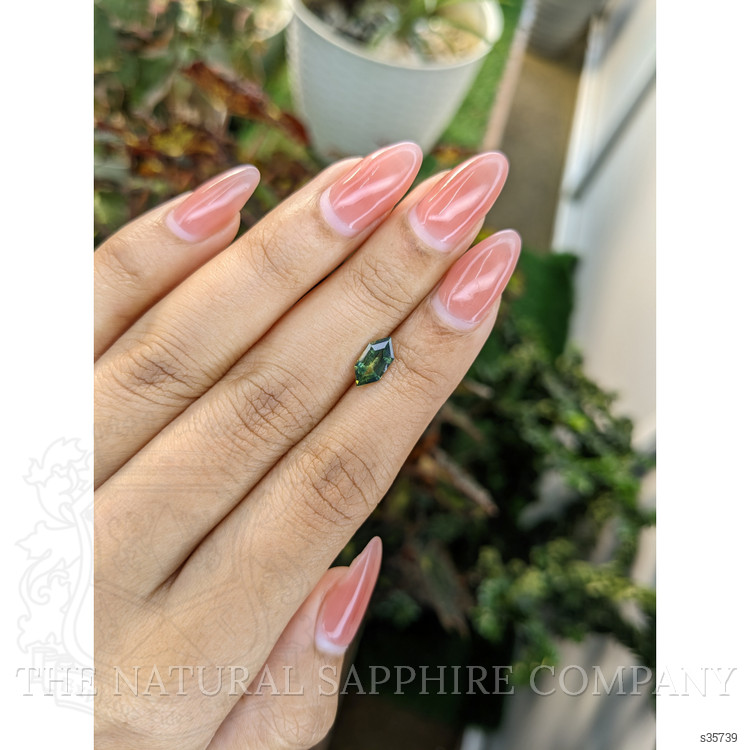 1.11 Ct. Yellowish Green Sapphire from Madagascar