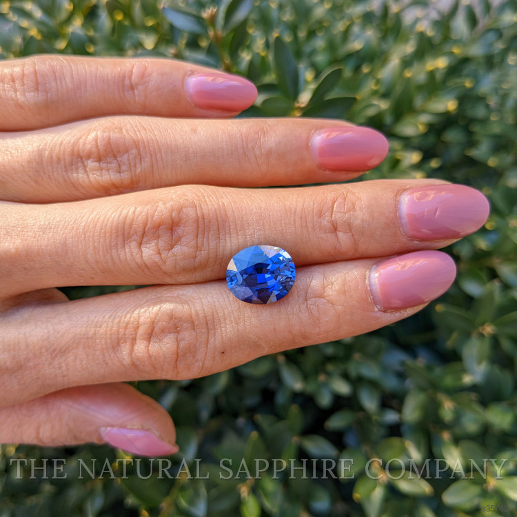 5.76 Ct. Blue Sapphire from Ceylon (Sri Lanka)