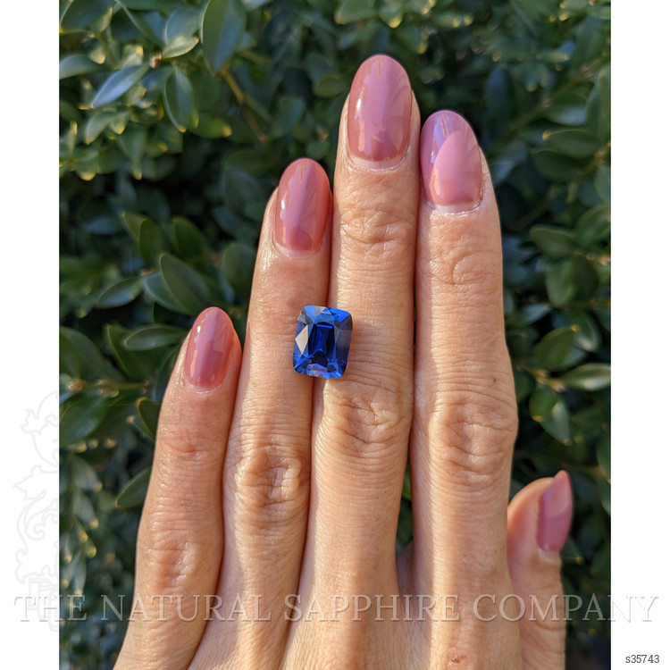 5.32 Ct. Blue Sapphire from Ceylon (Sri Lanka)