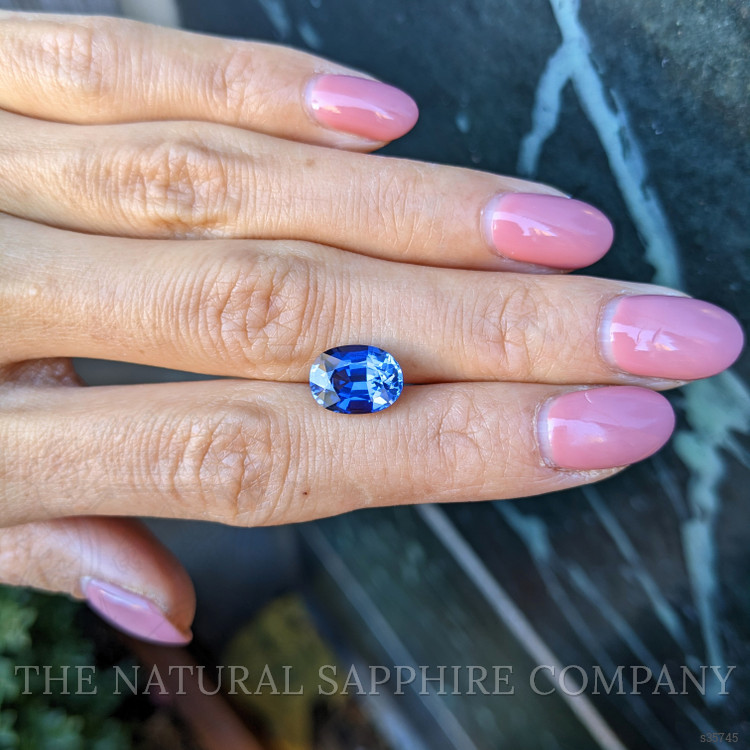 4.10 Ct. Blue Sapphire from Ceylon (Sri Lanka)